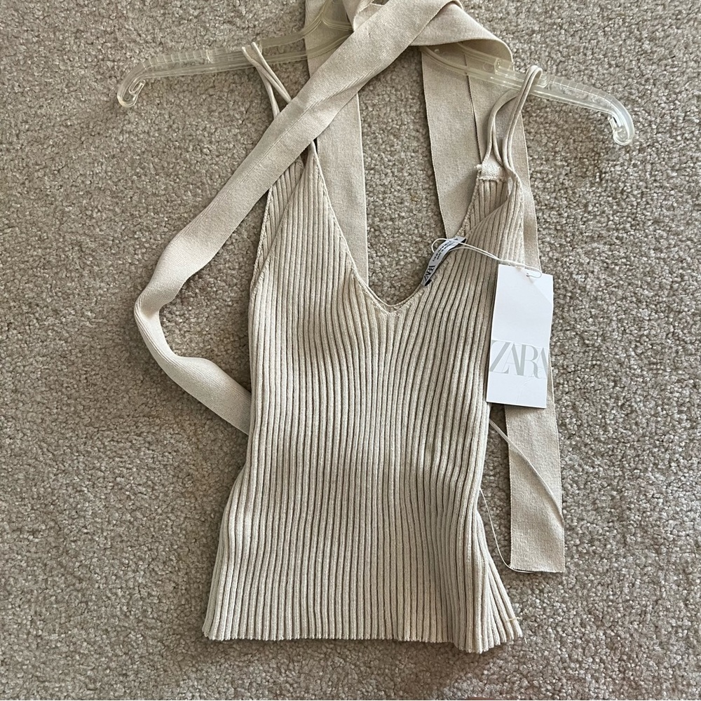 Zara belted top - Picture 3 of 8